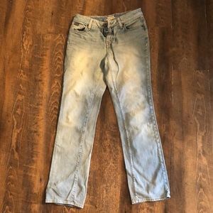 L.L Bean light wash straight leg womens sz 2 👖